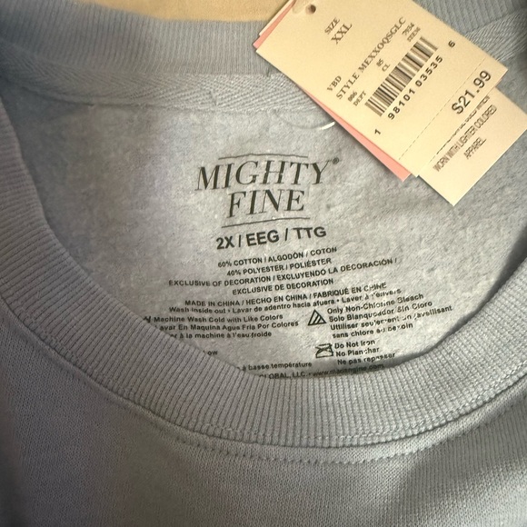 NWT, 2X “Let’s take a walk” crew neck sweater. - Picture 6 of 9